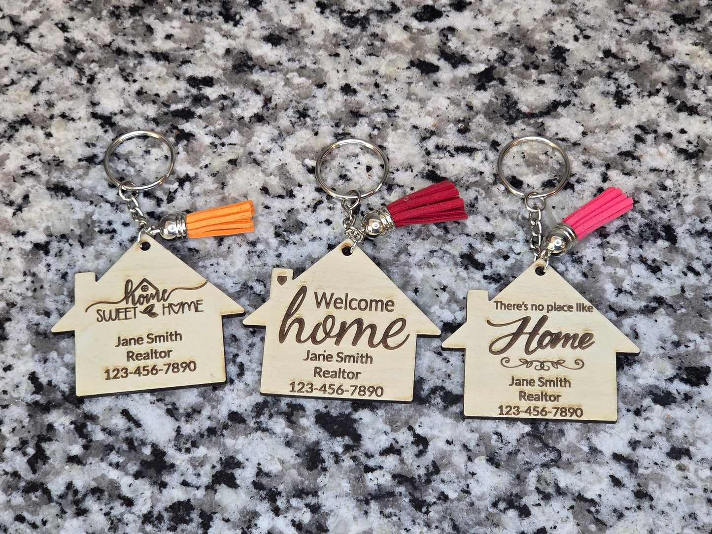 10 piece set of Realtor keychains