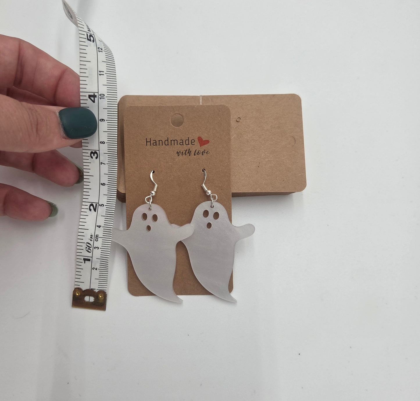 Halloween Earrings | Acrylic Halloween Dangle Earrings | Sterling Silver Plated Hooks