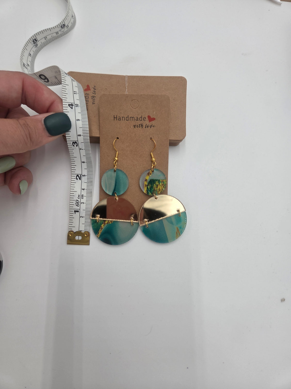 Geometric Acrylic Earrings, Acrylic Dangle Earrings, Everyday Wear Earrings
