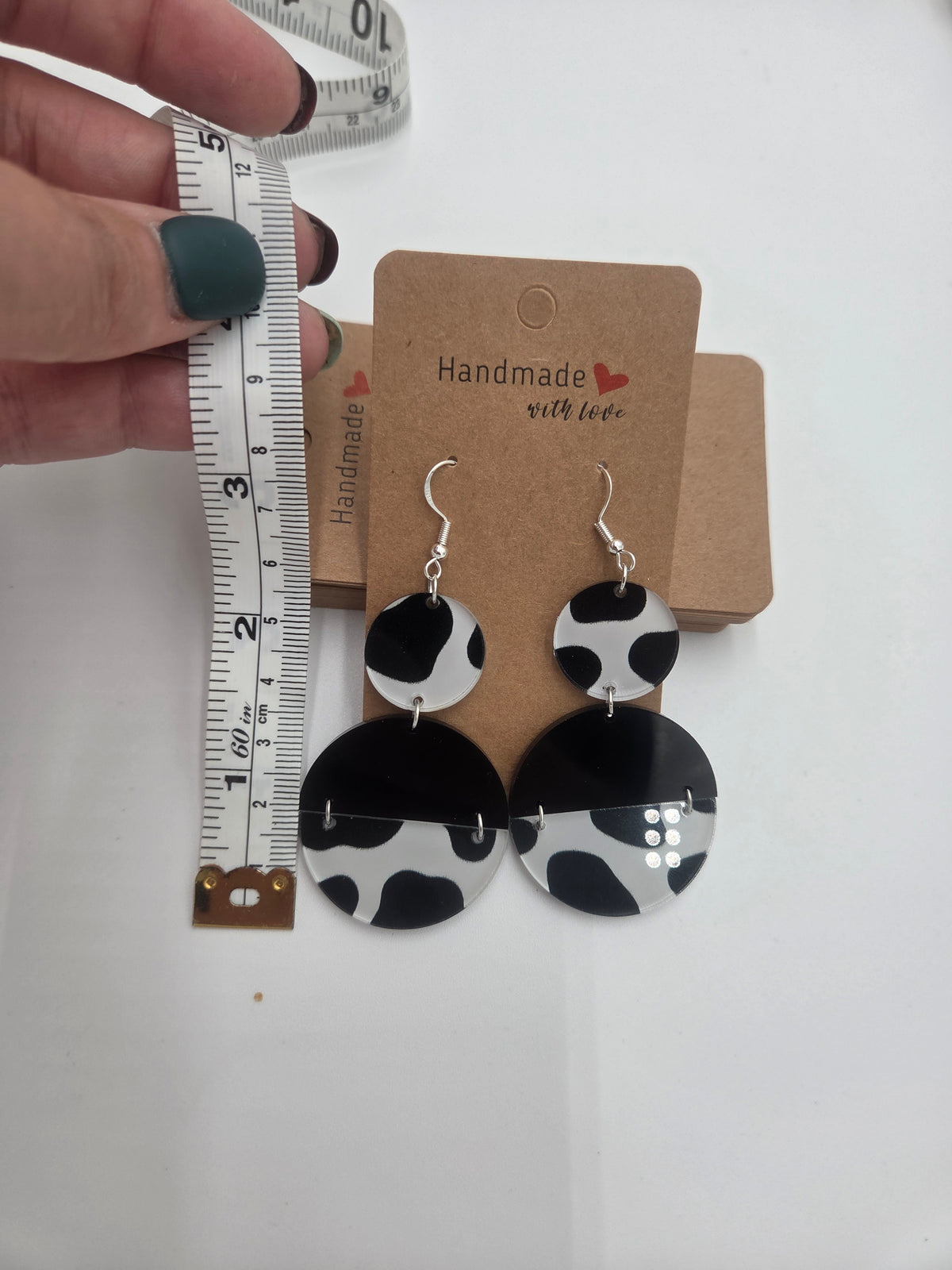 Geometric Acrylic Earrings, Acrylic Dangle Earrings, Everyday Wear Earrings