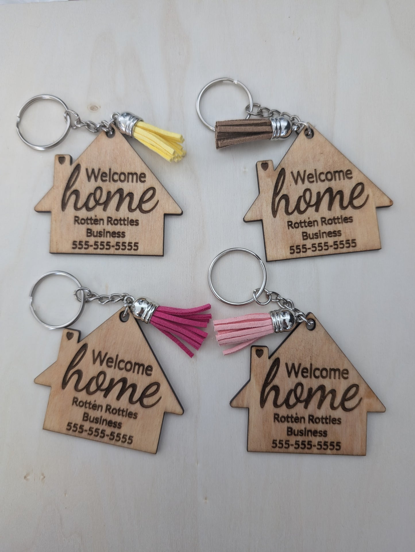 10 piece set of Realtor keychains