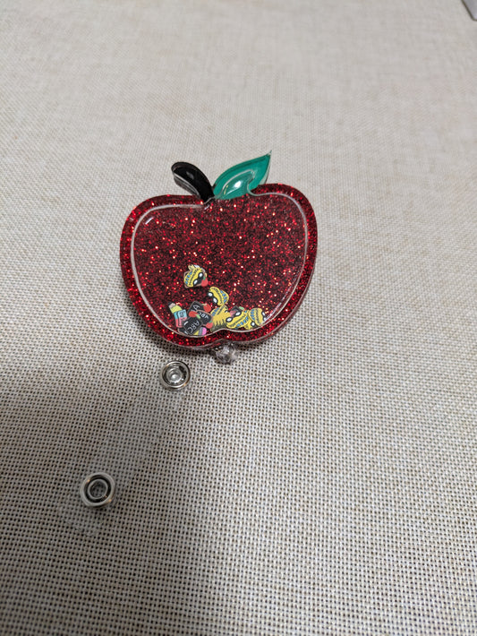 Apple shaker badge reel