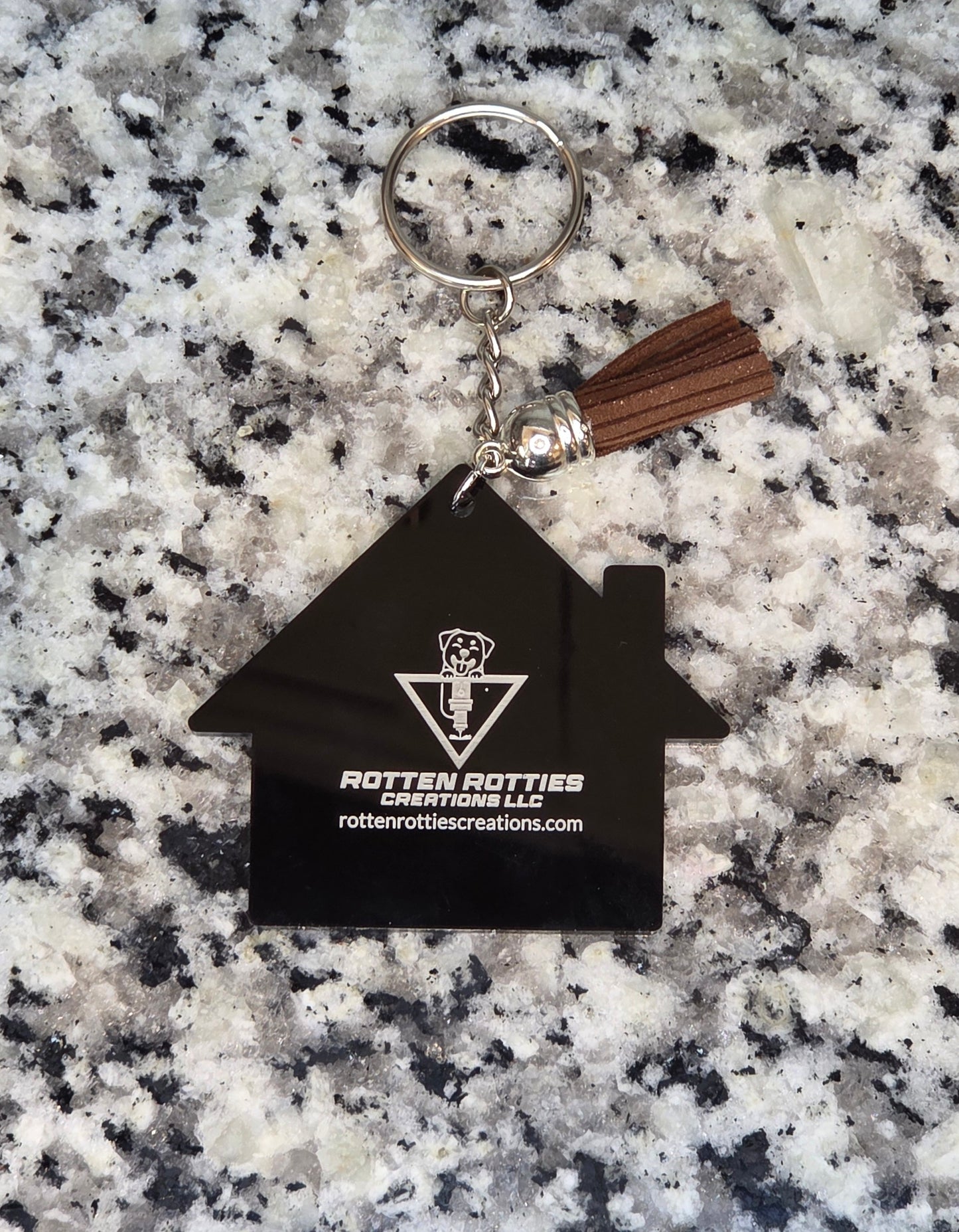 Acrylic realtor keychain