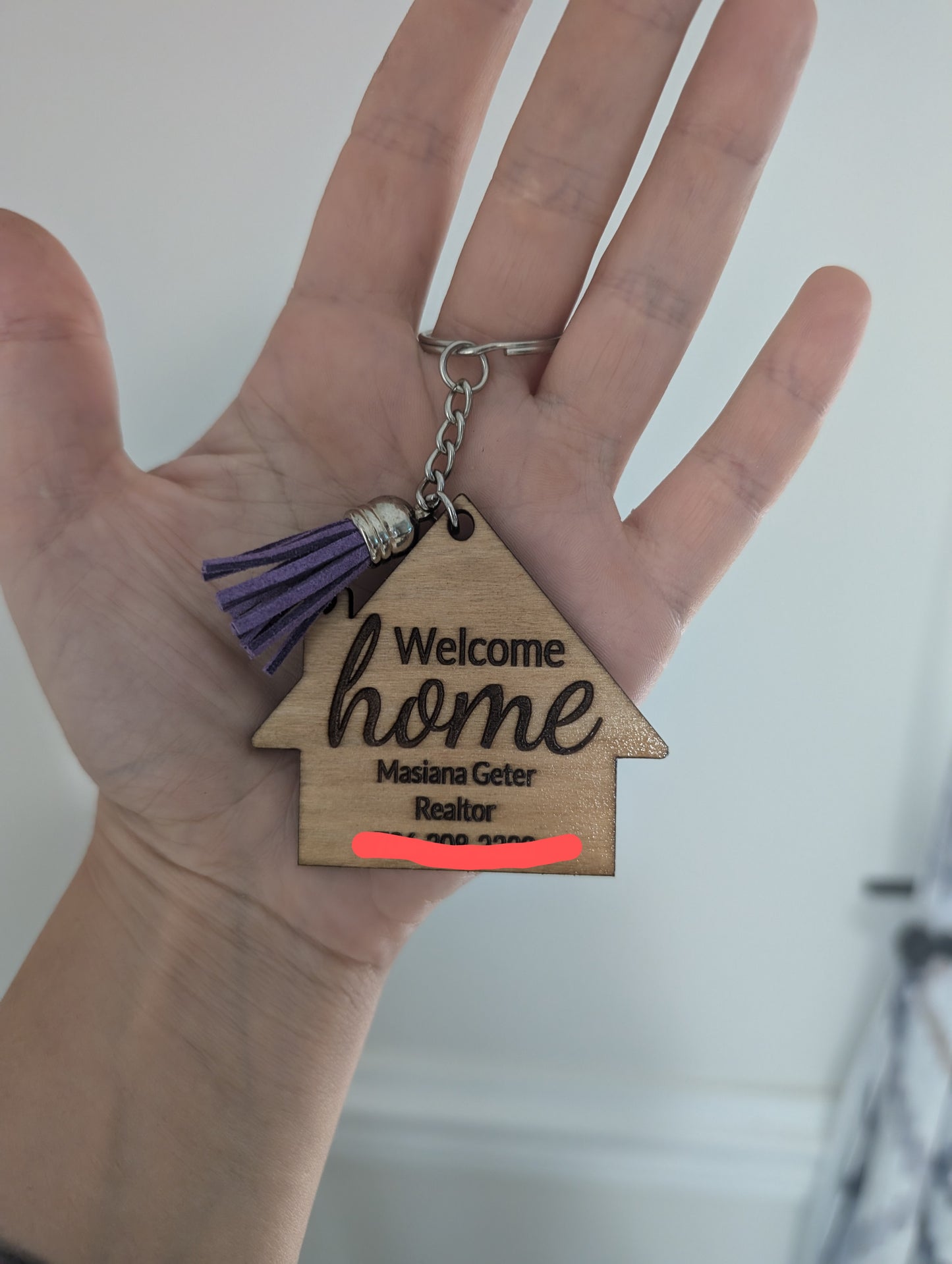 10 piece set of Realtor keychains