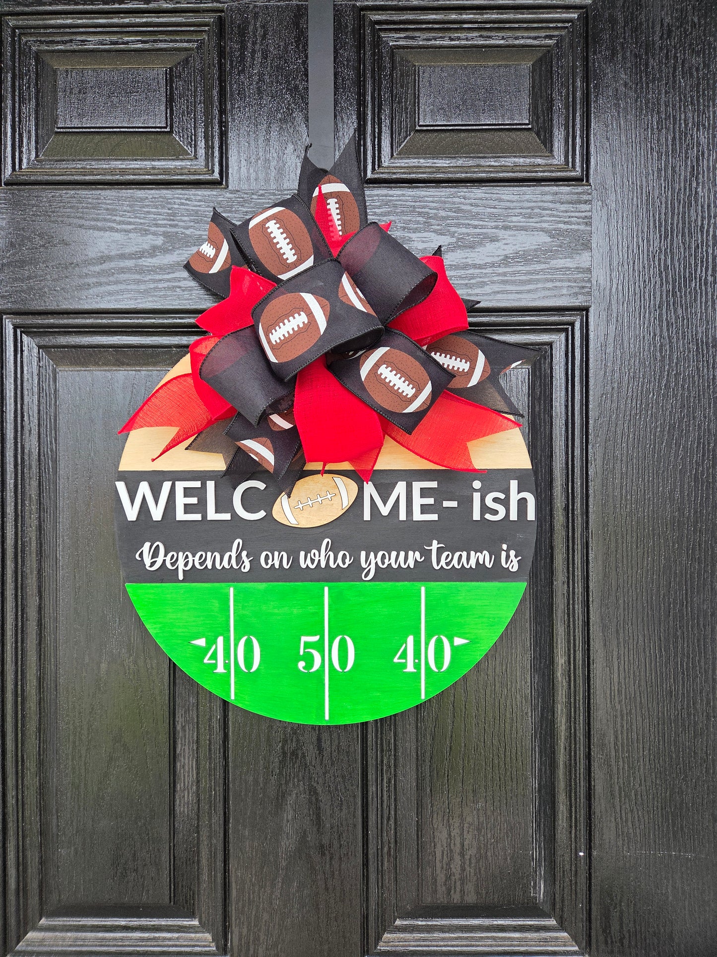 Football door hanger