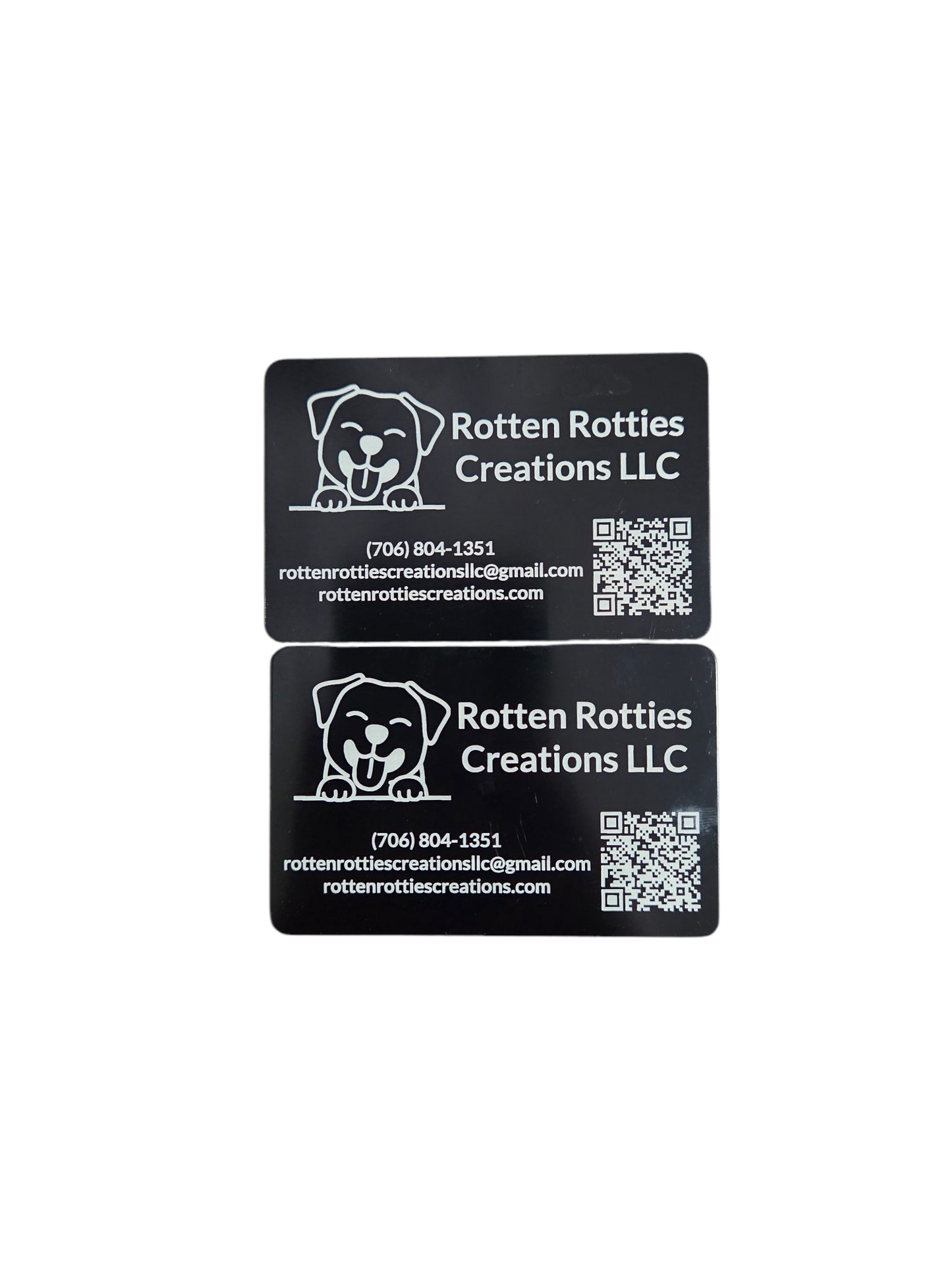 Metal business cards