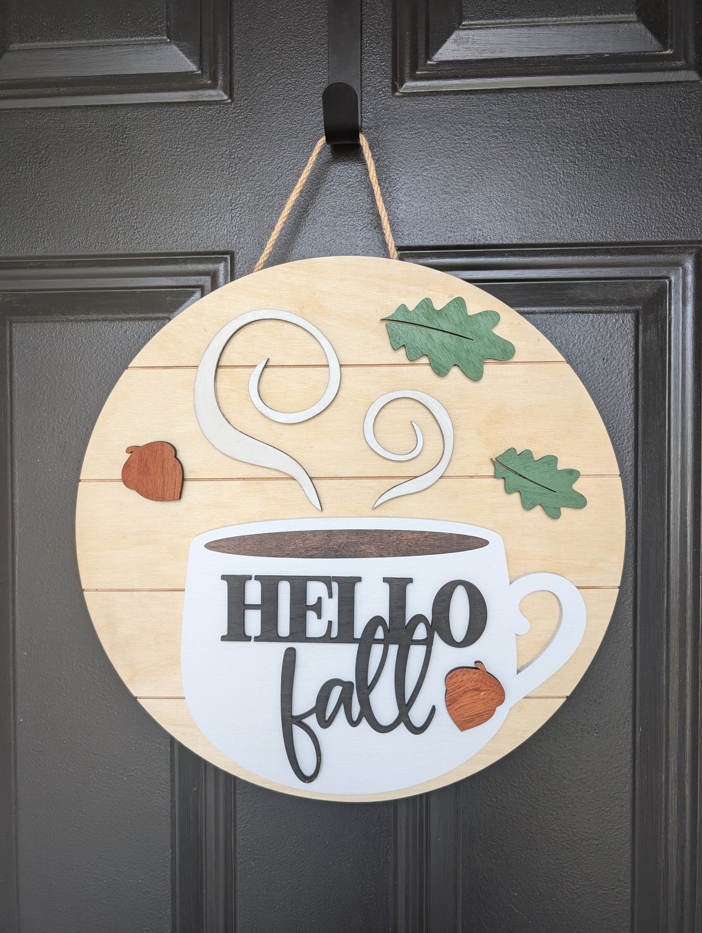 Fall door hanger